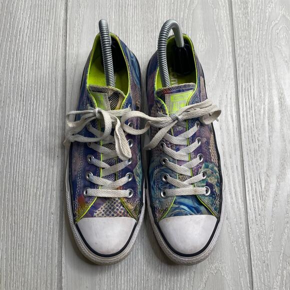 Converse Chuck Taylor All Star Ox Digital Floral Low Top Sneakers Women's Size 8 - Picture 4 of 10